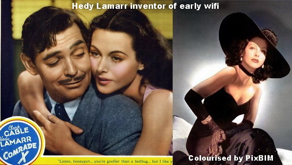 Hedy Lamarr Actress Supermodel Inventor of early wifi