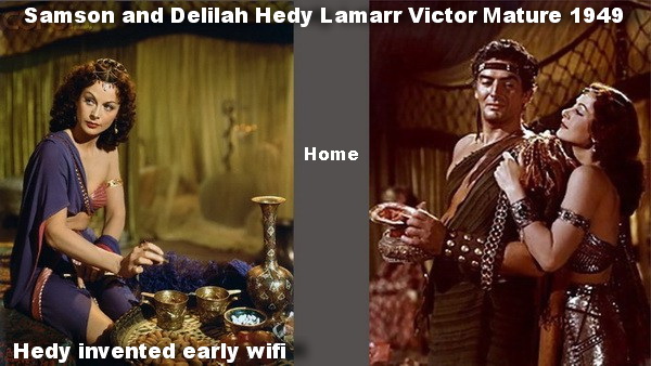 Home Samson and Delilah Hedy Lamarr and Victor Mature